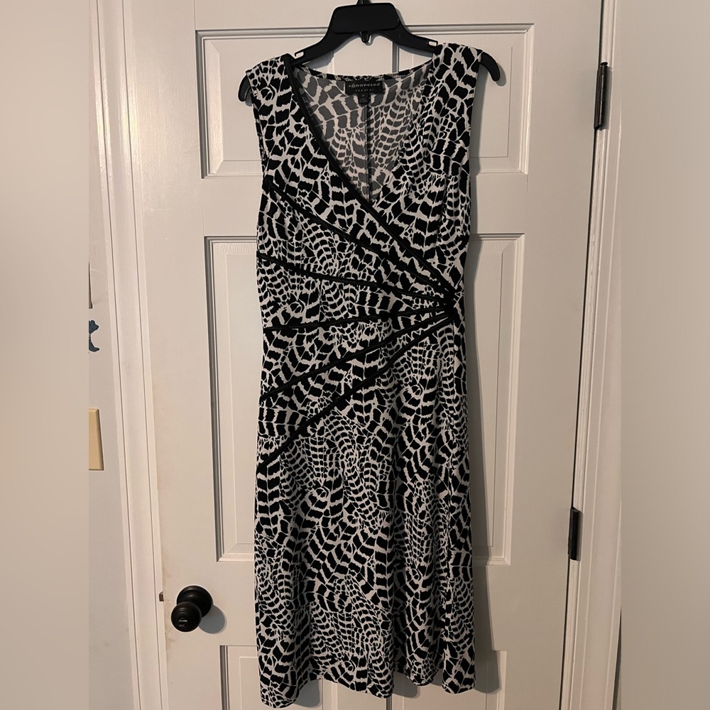 Black and white dress